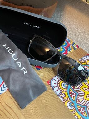 NWT Jaguar Performance Men’s Matte Tortoise shell Sunglasses - Polarized Lenses